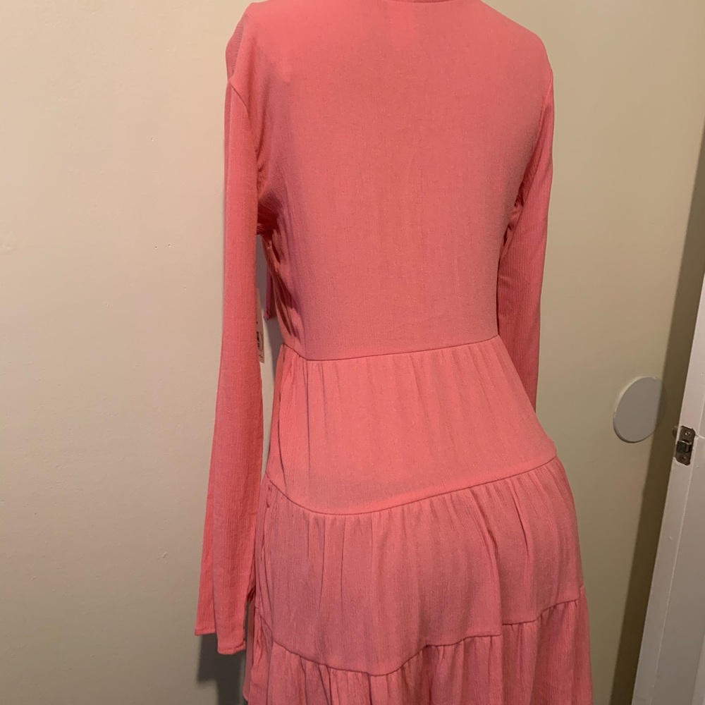 Junior ruffles long sleeve pullover dress size M - Picture 6 of 8